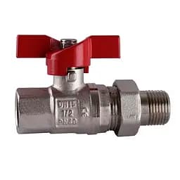 Кран кульовий прямий з американкою Selba 1/2″ КБ SL1509