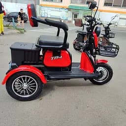 Електроскутер Триколісний Crosser TR1 (600W, 72V, 20Ah) Червоний - мініатюра 8