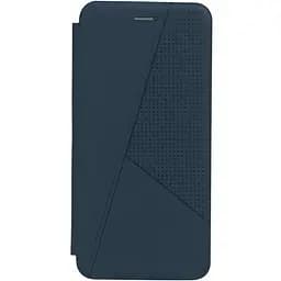 Чохол-книжка Twist шкіра Realme C25Y Dark Blue