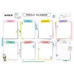 Планер настенный Kite Lady на неделю сухостираемый А4 (K22-471-4)