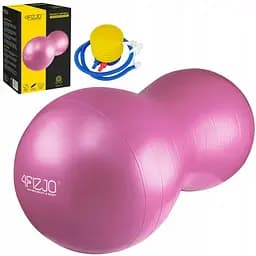 М'яч для фітнесу (арахіс) 4FIZJO Air Ball Peanut 45 x 90 см Anti-Burst Pink (P-5907739318565)