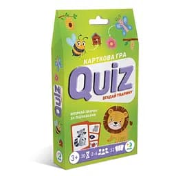 Настільна карткова гра для дітей "Вікторина: Вгадай тварину!" DoDo Toys 301244