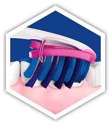 Зубна щітка Oral-B 3D White Luxe Pro-Flex, середня, синій - мініатюра 3