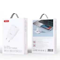 Мережевий зарядний пристрій XO L126 USB-C PD20W Fast Charging Charger Білий - мініатюра 4