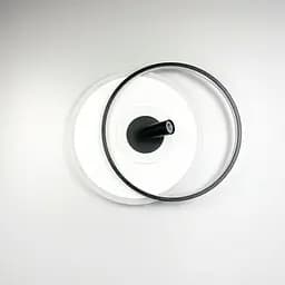 Стельова дизайнерська люстра LED Line.F MJ 50-500 BK+WT - мініатюра 2
