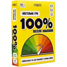 Настільна гра Strateg Весела компанія 100% 30949 110 карток