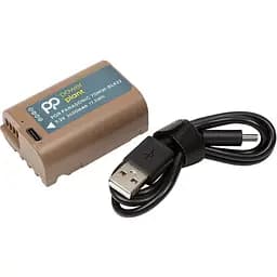 Аккумулятор PowerPlant Panasonic TDMW-BLK22 2400mAh с кабелем Type-C