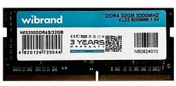 Модуль пам'яті Wibrand DDR4 32GB 3200MHz CL22 SODIMM (WI3200DDR4S/32GB)