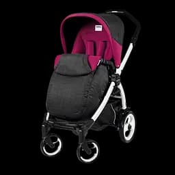 Прогулянкова коляска Peg-Perego Book Plus 51, малиновий з чорним (PACK05-00000000002)