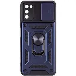 Чохол Ummi Camshield Serge Ring для Samsung Galaxy A03s Синій / Navy