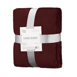 Плед Ardesto Flannel 200х220 см 100% поліестер бургунді pbe0050478 - мініатюра 2