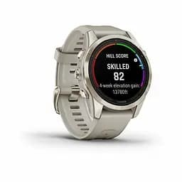 Смарт-годинник Garmin Fenix 7S Sapphire Solar Soft Gold w. Light Sand Band (010-02776-14/15) - мініатюра 2