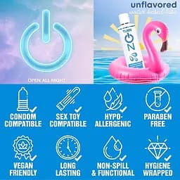 Лубрикант Wet Wet Turn On UnFlavored Water Based Lube 118 мл - мініатюра 5