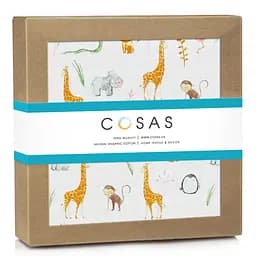 Пелюшки муслінові Cosas Africa Zoo 110x150 см, бежеві