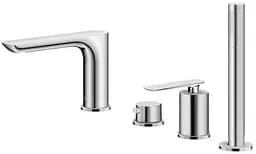 Змішувач на борт ванни Kohlman Experience chrome QB244E Хром