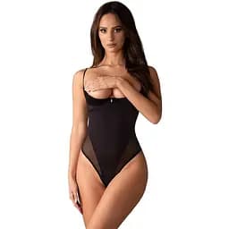 Боди Obsessive Stelisa S/M черный