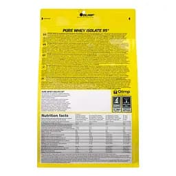 Протеїн Olimp Pure Whey Isolate 95 ванільне морозиво 600 г (Ф001453) - мініатюра 2