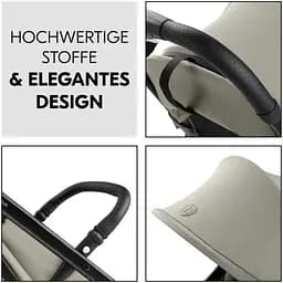 Прогулянкова коляска Hauck Travel N Care Plus Velvet Olive, оливкова (16020-6) - мініатюра 6