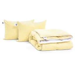 Набір MirSon пуховий №9517 Bio-Beige зима ковдра 200х220 см + 2 подушки бежевий (2200010805260)