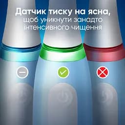 Набір електричних зубних щіток Oral-B iO3 чорна та блакитна + Футляр - мініатюра 2