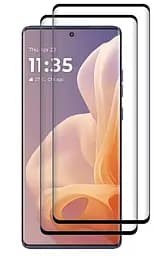 Захисне скло DK для Motorola Moto G85 3D Full Glue 019471 black 2 шт. - мініатюра 2