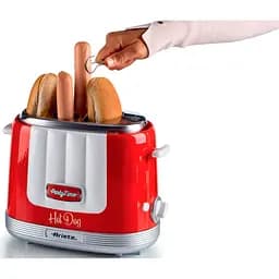 Бутербродниця Ariete 0206 - Hot Dog червона (00C020600AR0) - мініатюра 2