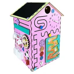 Развивающая игрушка Бизикуб Дом TG200111 розовый, 55х30х30 см
