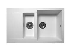 Кухонная мойка гранитная Miraggio LaPas white 786x489x203 00207802, Белый