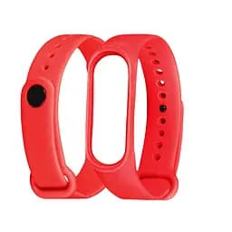 Ремешок силиконовый для Xiaomi Mi Band 3/4, 08 красный