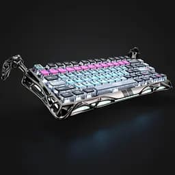 Клавіатура GravaStar Mercury V75 Pro 80keys Magnetic Jade Gaming 8K USB-A RGB Cyberpunk (GS_V75_PRO_RM_EGRY) - мініатюра 15