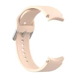 Силіконовий ремінець на смарт годинник Samsung Galaxy Watch 4 Classic 46mm/4 40mm/4 44mm/4 Classic 42mm/5 Pro 45mm/5 44mm/5 40mm/6 Classic 47mm/6 Classic 43mm/6 40mm/6 44mm/FE/7 40mm/7 44mm, Silicone, light pink, зі зручною застібкою