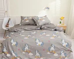 Комплект постільної білизни з компаньйоном TAG Tekstil S419 King Size (Євро maxi)