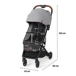 Прогулянкова коляска Kinderkraft Nubi Grey - мініатюра 10