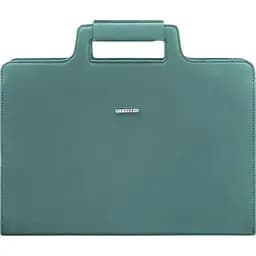 Сумка для ноутбука та документів BlankNote Жіноча шкіряна бірюзова