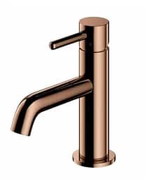 Змішувач для умивальника Omnires Y copper (Y1210NCP) низький, мідний глянцевий