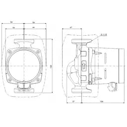 Циркуляційний насос Grundfos Alpha2 25-60 N 130 (99411287) - мініатюра 9