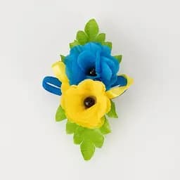 Заколка для девочки Украина Желто-голубой (2000989721482A)