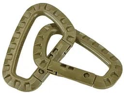 Карабін ABS (2 шт) MIL-TEC Coyote 15921005
