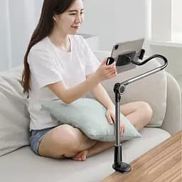 Тримач Baseus Otaku life rotary adjustment lazy holder Pro LUZQ000013 чорно сірий - мініатюра 6