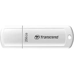 USB флеш накопичувач Transcend 256GB JetFlash 730 White USB 3.1 (TS256GJF730) - мініатюра 2
