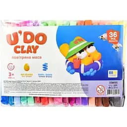 Набор для творчества Strateg U'DO Clay 216 г (6 г x 36 шт.) (30899)
