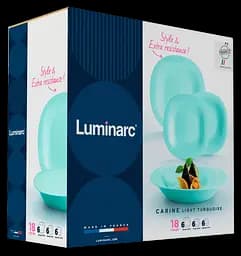 Сервіз Carine Light Turquoise 18 предметів Luminarc kuh0016241 - мініатюра 5