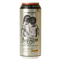 Пиво світле нефільтроване Forever Body Fusion 0.5 з/б