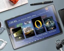 Захисне скло DK для Samsung Galaxy Tab A9 X110/X115 Full Glue 3 шт (018641) - мініатюра 4