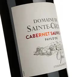 Вино Domaine de Sainte-Cecile Cabernet Sauvignon Pays D'Oc червоне сухе 0.75 л - мініатюра 3