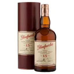 Віскі Glenfarclas 15 yo Single Malt 46% 0.7 л, в подарунковій упаковці