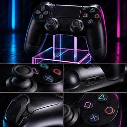 Бездротовий геймпад 1000 mAh / джойстик для PS4, ПК, Android та iOS з Bluetooth 5.2 - мініатюра 10