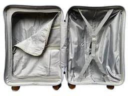 Валіза під ручну поклажу (S) Milano bag 015 полікарбонат Срібний - мініатюра 2