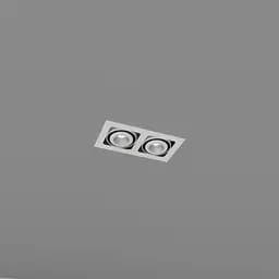 Встраиваемый светильник Skarlat RGL7115-2 2x12W WH+BK 4000K