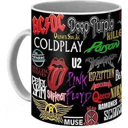 Кухоль GeekLand Rock band logo CP 04.69 330 мл білий - мініатюра 3